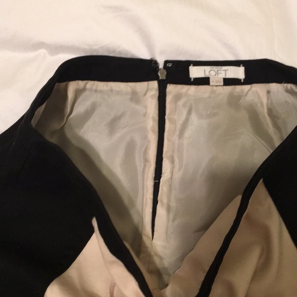 L O F T Canvas Color Block Mini Skirt - Picture 5 of 6